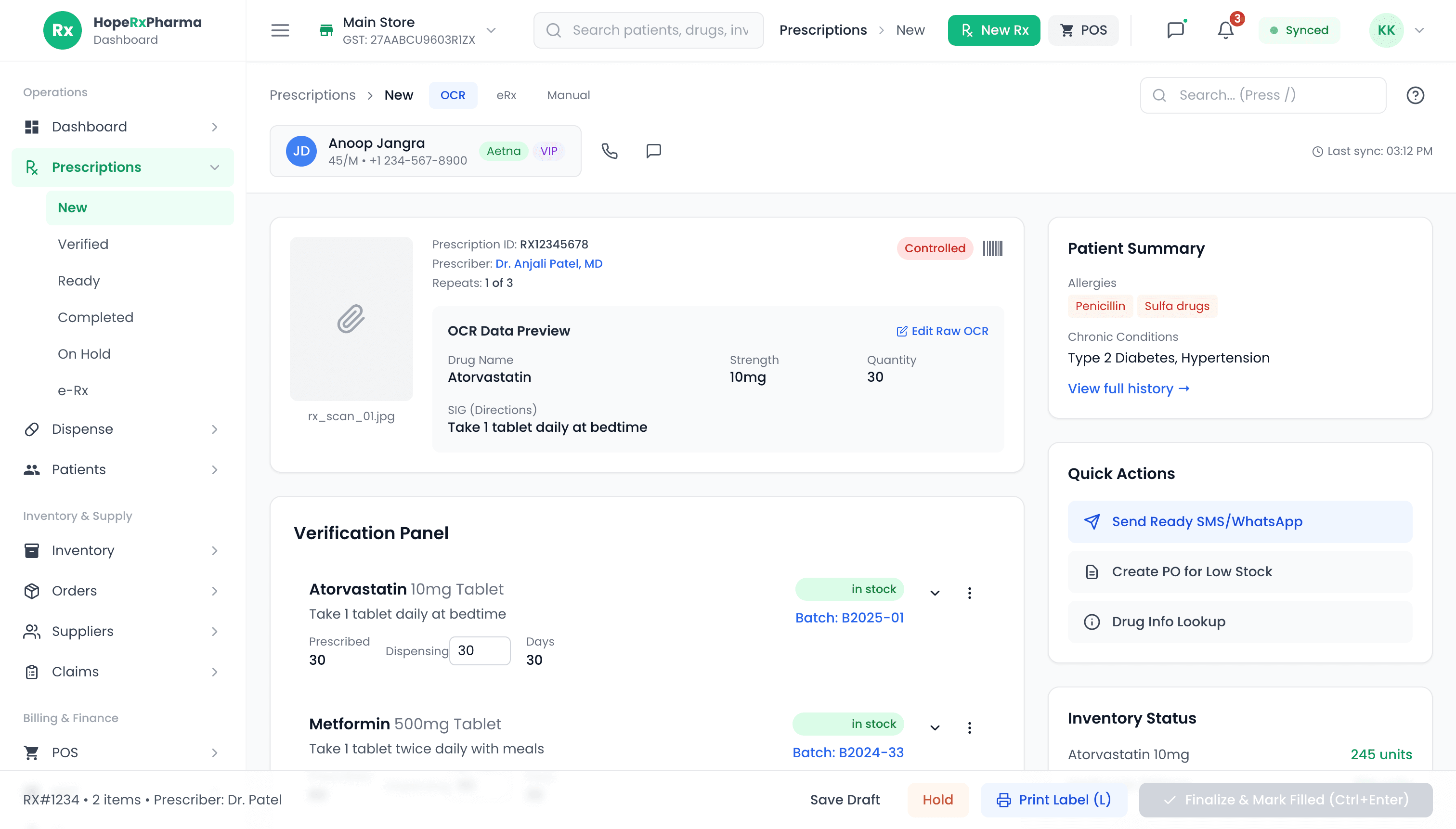 Verify Safely, Dispense Confidently